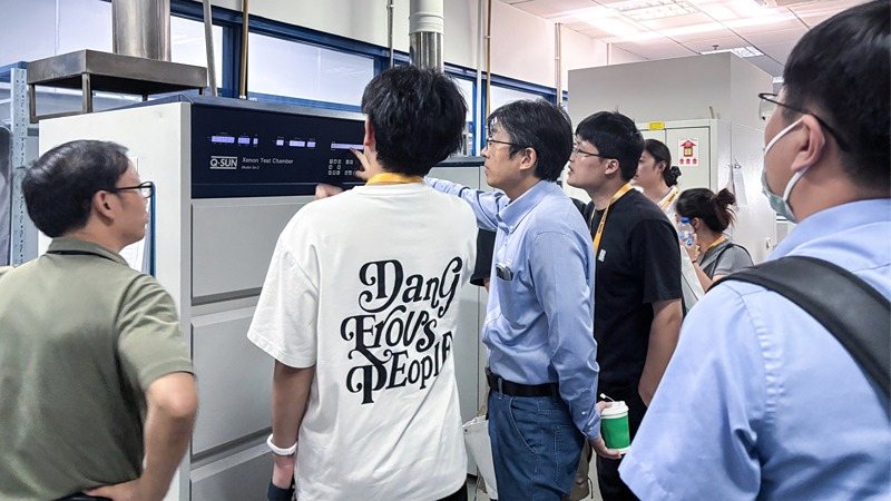 2025年汽車材料耐候老化與光照測試技術(shù)培訓實驗室參觀